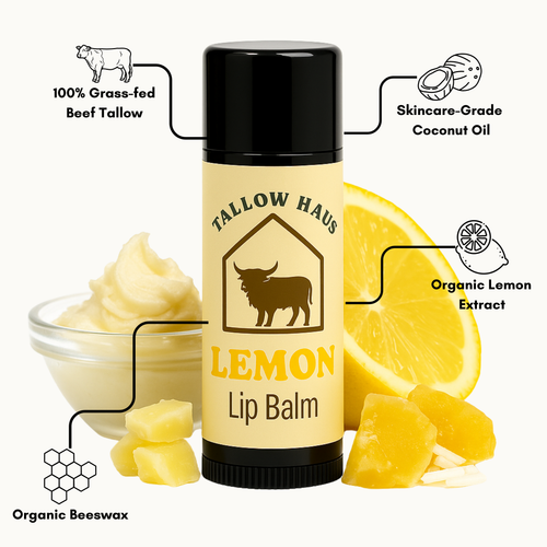 LEMON– Tallow Lip Balm
